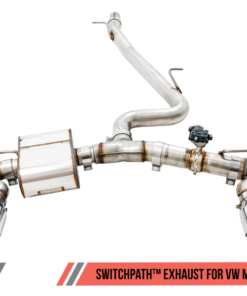 AWE Tuning Mk7 Golf R SwitchPath Exhaust w/Chrome Silver Tips 102mm