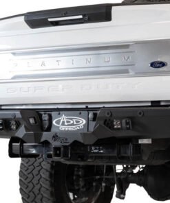 Addictive Desert Designs 17-20 Ford Super Duty Bomber HD Rear Bumper w/ Mounts For Cube Lights
