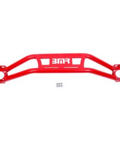 BMR 08-18 Dodge Challenger Front Strut Tower Brace - Red (Twin Tube Design)