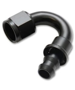 Vibrant -10AN Push-On 150 Degree Hose End Fitting