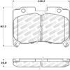 StopTech Street Touring 5/93-98 Toyota Supra Turbo Front Brake Pads