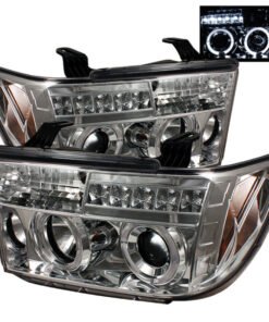 Spyder Toyota Tundra 07-13 Projector Headlights LED Halo LED Chrm PRO-YD-TTU07-HL-C