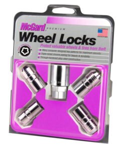 McGard Wheel Lock Nut Set - 4pk. (Cone Seat) M14X1.5 / 21mm & 22mm Dual Hex / 1.639in. L - Chrome