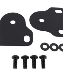 Kentrol 76-95 Jeep CJ/Wrangler YJ Interior Windshield Brackets Pair - Powdercoat Black