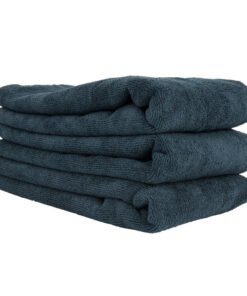 Chemical Guys Workhorse Microfiber Towel (VRP) - 24in x 16in - Black - 3 Pack - Case of 16