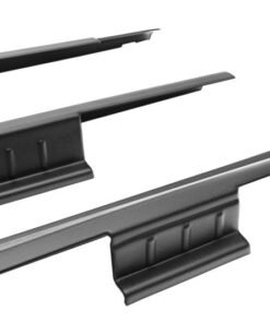 Rugged Ridge 18-22 Jeep Wrangler (JL) Rocker Pnl/Sill Plate Cvr 4dr. Rocker Guard 4pc. - Tex. Blk
