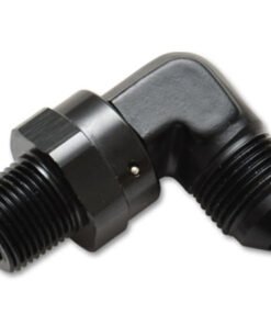 Vibrant -6AN to 1/8in NPT Male Swivel 90 Degree Adapter Fitting