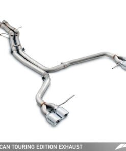 AWE Tuning Porsche Macan Touring Edition Exhaust System - Diamond Black 102mm Tips