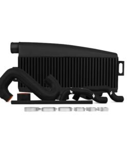 Mishimoto Subaru 02-07 WRX/04-07 STi Top-Mount Intercooler Kit - Powder Coated Black & Black Hoses