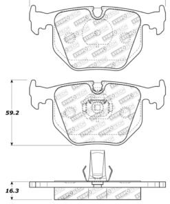 StopTech Street Touring 01-07 BMW M3 E46 / 00-04 M5 / 04-09 X3 / 00-06 X5