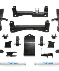Fabtech 2019 GM K1500 Trail Boss/AT4 4WD 4in Basic System w/Rear Perf. Shocks