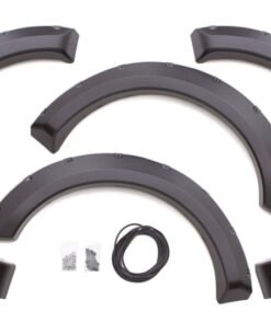 Lund 04-08 Ford F-150 RX-Rivet Style Textured Elite Series Fender Flares - Black (4 Pc.)