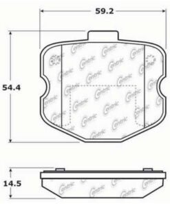 StopTech Street Touring 06-09 Chvy Corvette Z06 Rear Brake Pads