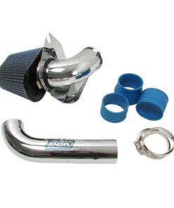 BBK 86-93 Mustang 5.0 Cold Air Intake Kit - Fenderwell Style - Chrome Finish
