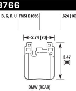 Hawk BMW DTC-60 Race Rear Brake Pads