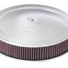 K&N 14in Red Custom Air Cleaner Assembly - 5.125in ID x 14in OD x 2.75in H x 1.25in Drop Base