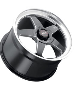 Weld 20x9.5 Ventura 6 6x135 ET28 BS6.375 Gloss BLK MIL DIA 87.1