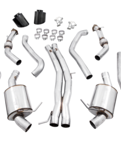 AWE Tuning Audi B9.5 RS 5 Coupe Non-Resonated Touring Edition Exhaust - RS-Style Diamond Black Tips