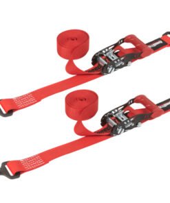 SpeedStrap 1 1/2In x 10Ft Ratchet Tie-Down (2 Pack) - Red