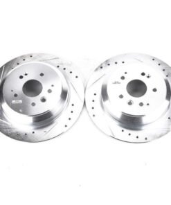 Power Stop 14-16 Acura MDX Rear Evolution Drilled & Slotted Rotors - Pair