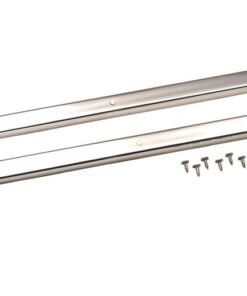 Kentrol 76-95 Jeep CJ7 Wrangler YJ Entry Guards Pair - Polished Silver