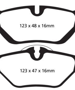 EBC 13+ BMW X1 2.0 Turbo (28i) Yellowstuff Rear Brake Pads