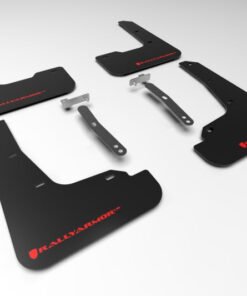 Rally Armor 21-23 Hyundai Elantra (Will Not Fit Elantra N/N Line) Black UR Mud Flap w/ Red Logo