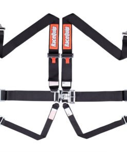 RaceQuip Black L & L 6pt Seat Belt