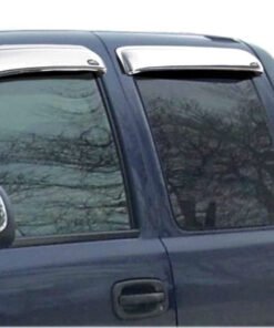 AVS 99-07 Chevy Silverado 1500 Ext. Cab Ventvisor Front & Rear Window Deflectors 4pc - Chrome