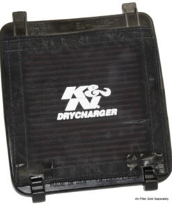 K&N Universal Precharger Flat Air Filter Wrap Black 7Inx7in