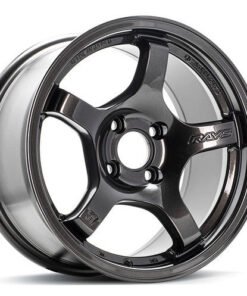 Gram Lights 57CR 15x8.0 +28 4-100 Super Dark Gunmetal