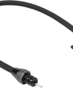 Lokar XTD-34L80FM Flexible Braided Stainless Transmission Dipstick for GM 4L80E