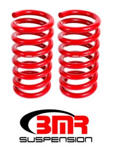 BMR 15-17 S550 Mustang Rear Drag Version Lowering Springs - Red