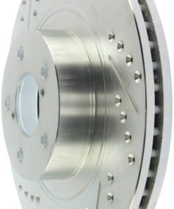 StopTech Select Sport 09-13 Subaru Forester Slotted and Drilled Right Front Rotor