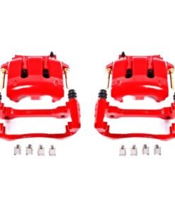 Power Stop 05-14 Ford Mustang Front Red Calipers w/Brackets - Pair