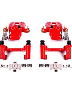 Power Stop 94-04 Ford Mustang Rear Red Calipers w/Brackets - Pair