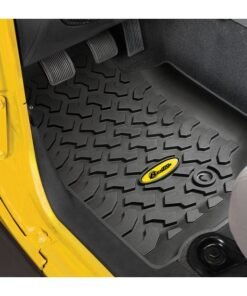 Bestop 51500-01 Pair of Black Front Floor Liners for 2007-2013 Jeep Wrangler JK