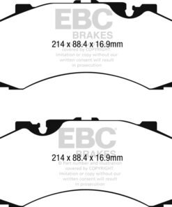 EBC 2016+ Audi Q7 3.0L Supercharged Yellowstuff Front Brake Pads