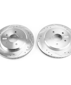 Power Stop 04-09 Cadillac XLR Rear Evolution Drilled & Slotted Rotors - Pair