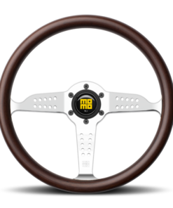 Momo Super Grand Prix Steering Wheel 350 mm - Mahogany Wood/Pol Spokes