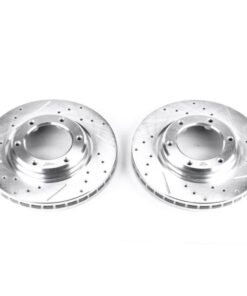 Power Stop 96-97 Lexus LX450 Front Evolution Drilled & Slotted Rotors - Pair