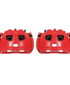 Power Stop 09-10 Dodge Ram 2500 Rear Red Calipers w/Brackets - Pair