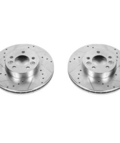 Power Stop 98-02 Ford Crown Victoria Front Evolution Drilled & Slotted Rotors - Pair