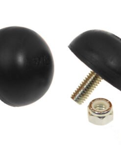 Prothane Universal Bump Stop 11/16X1 5/8 Dia Btn - Black