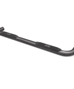 Lund 2019 Chevy Silverado 1500 Crew Cab 4in. Oval Curved Steel Nerf Bars - Black