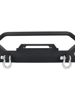 Fishbone Offroad 87-06 Jeep TJ/YJ Wrangler TJ/YJ Steel Front Bumper W/LEDs - Blk Textured Powercoat