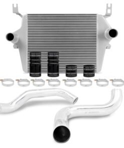 Mishimoto 99-03 Ford 7.3L Powerstroke PSD Silver Intercooler Kit w/ Polished Pipes