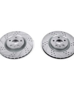 Power Stop 12-13 Buick Regal Front Evolution Drilled & Slotted Rotors - Pair
