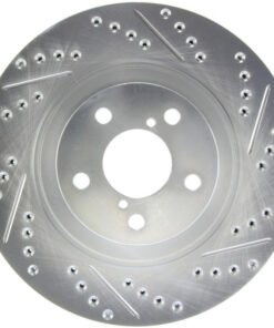 StopTech Select Sport 09-13 Subaru Forester Slotted and Drilled Left Front Rotor