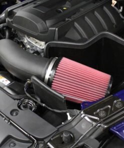 JLT 15-19 Ford Mustang 2.3L EcoBoost Black Textured Cold Air Intake Kit w/Red Filter